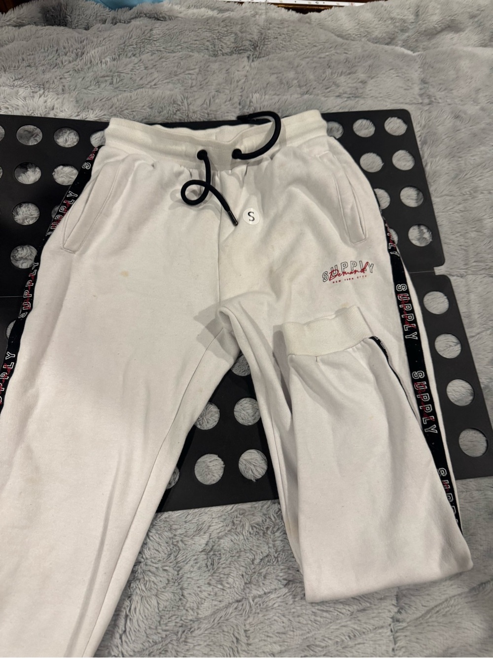Supply Boys Jogger Sweatpants Size Small White | Athletic Joggers $20 OBO